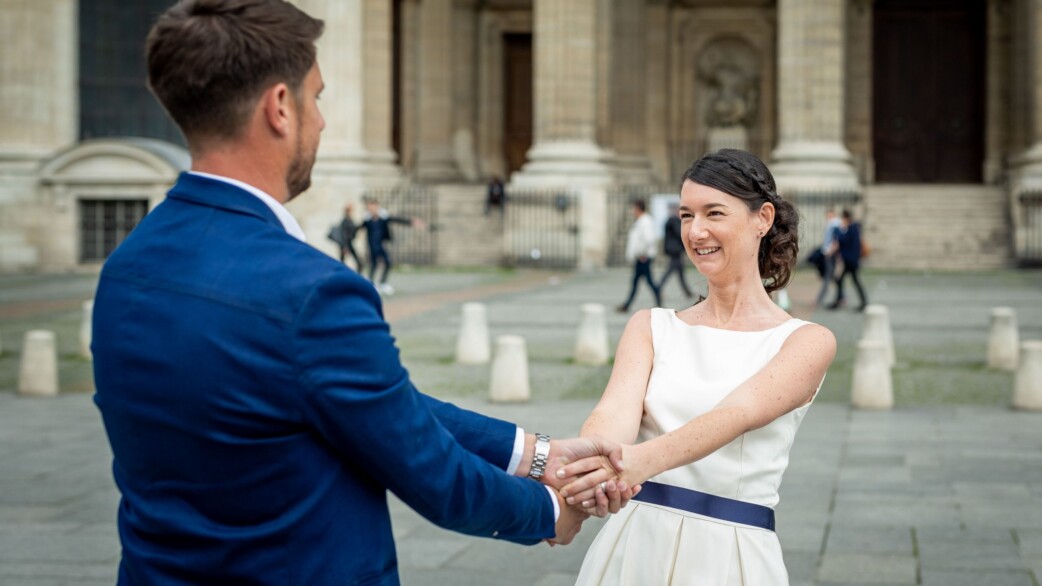 photographe mariage paris haut de gamme chic mariés couple